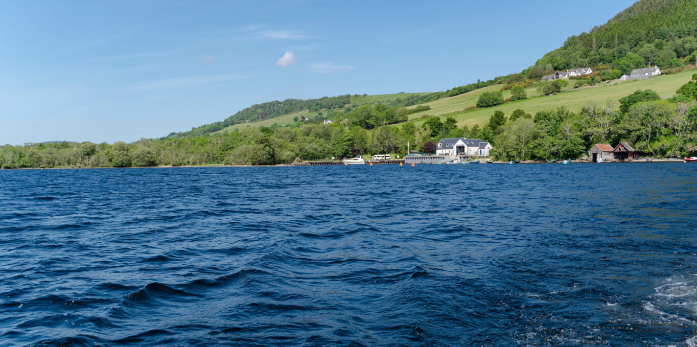 View of loch ness from Deepscan Cruise