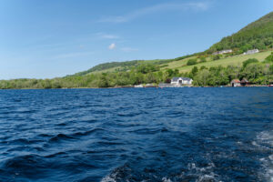 View of loch ness from Deepscan Cruise