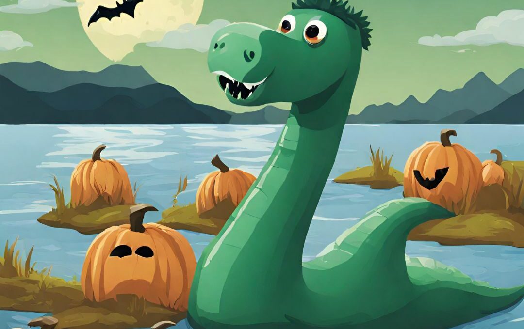 Nessie at Halloween
