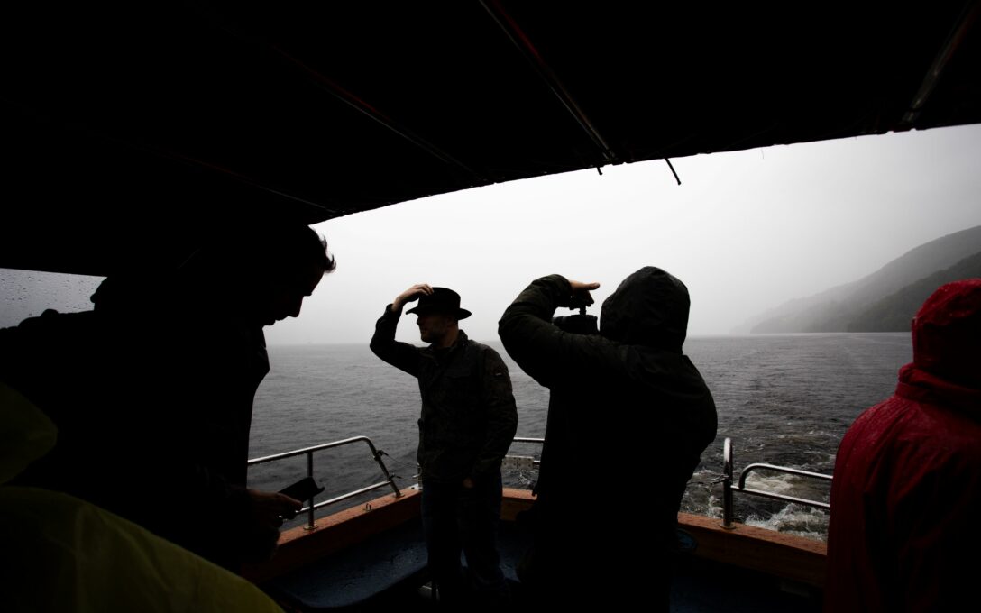 Looking out at Loch Ness from aboard Deepscan