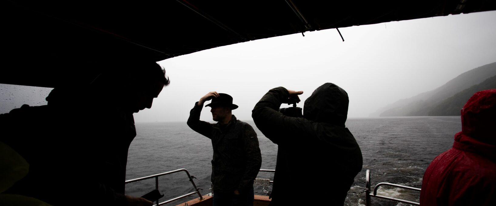 Looking out at Loch Ness from aboard Deepscan