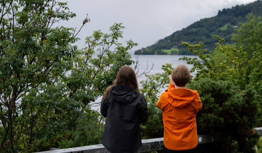 Nessie hunters looking for the monster during The Quest