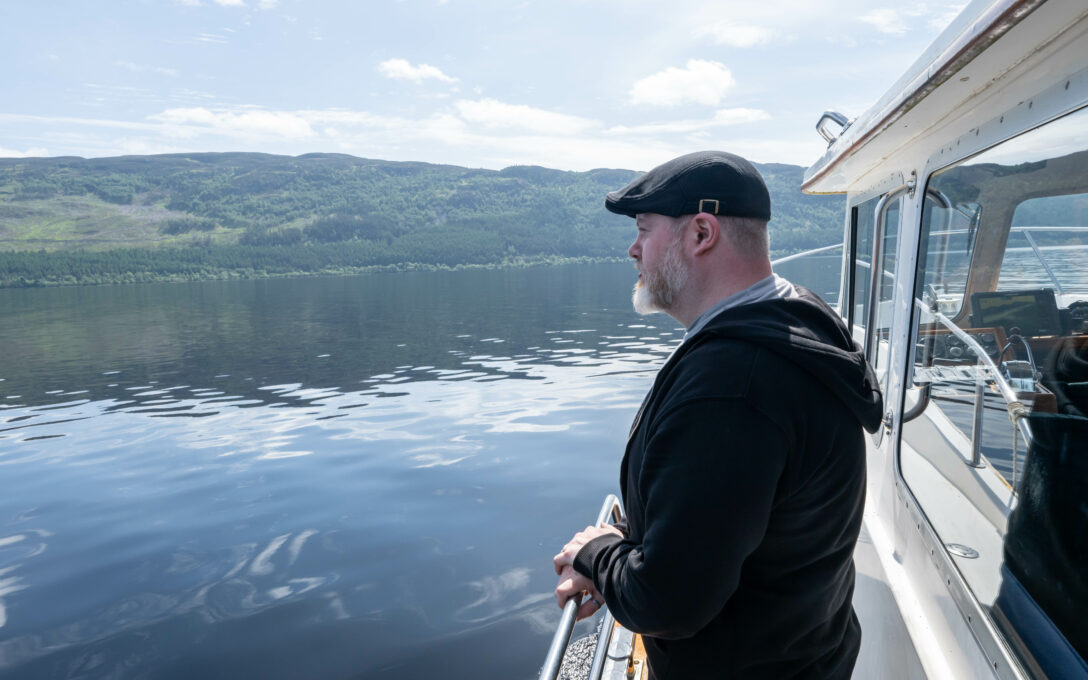 Alan Mckenna from Loch Ness Exploration during The Quest
