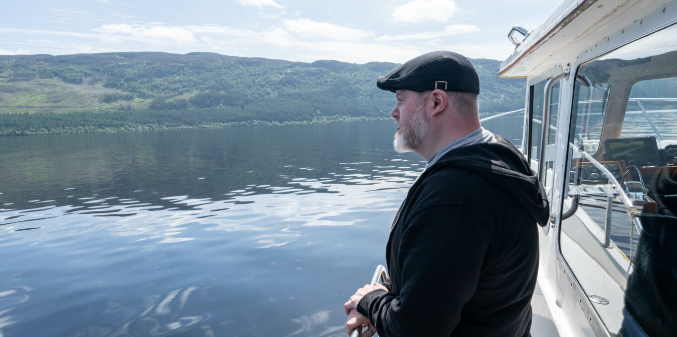 Alan Mckenna from Loch Ness Exploration during The Quest