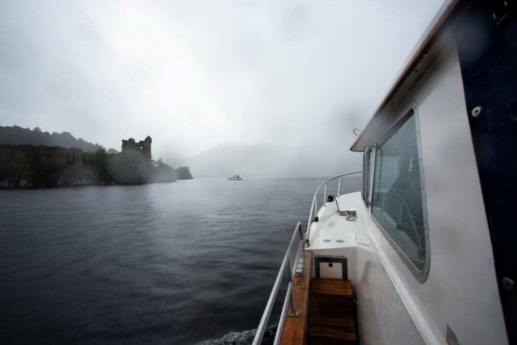 View of Urquhart Castle from Deepscan Cruise