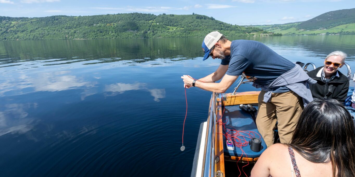 Using the Hydrophone onboard Deepscan during The Quest