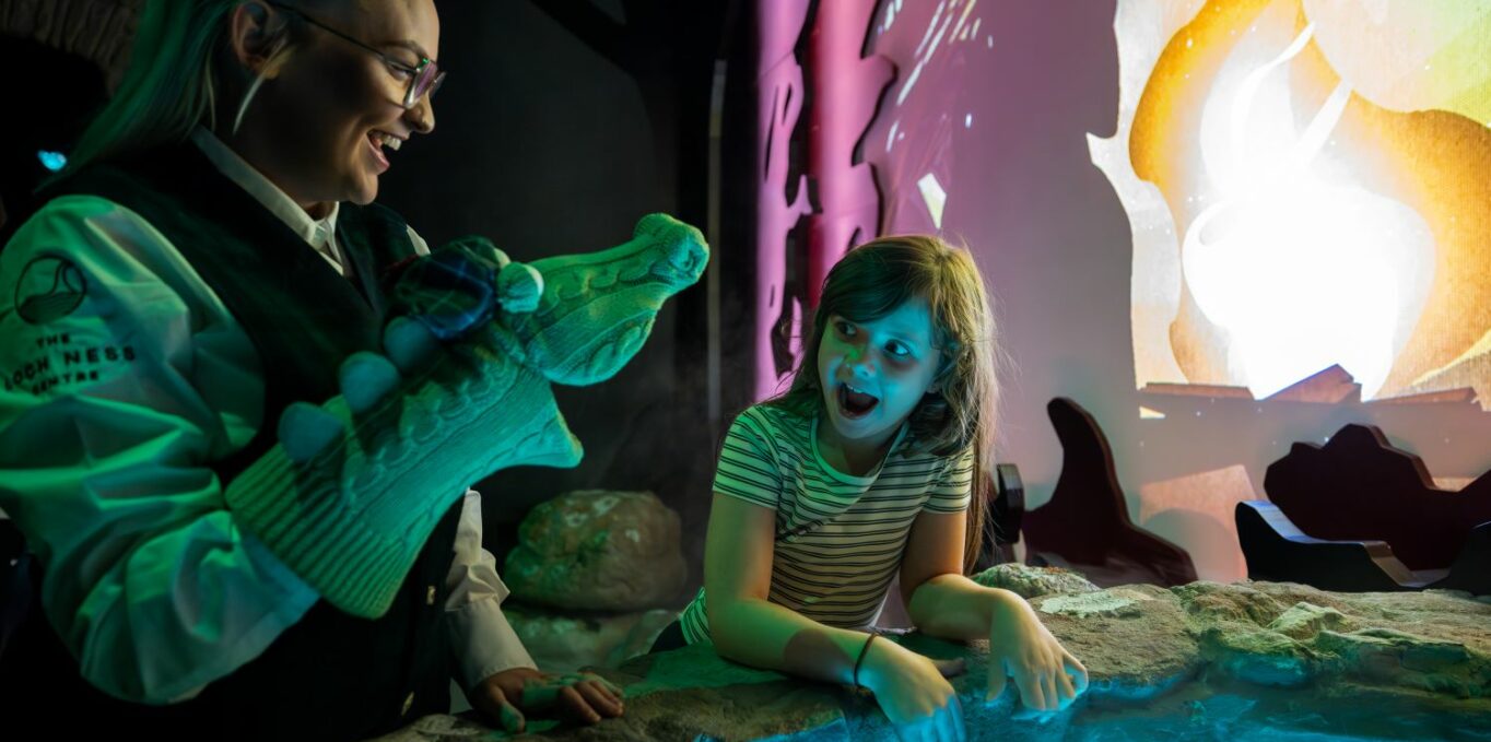 Myths, legends and nessie puppets at The Loch Ness Centre