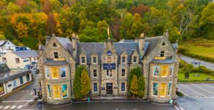 The Loch Ness Centre in Drumnadrochit in Autumn
