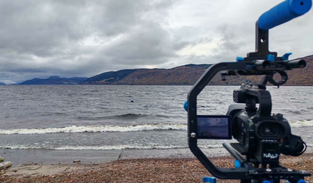 Recording with loch with Loch Ness Exploration