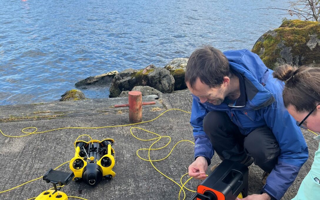 Little Loch Broom Marine Life using the ROV to search for The Loch Ness Monster