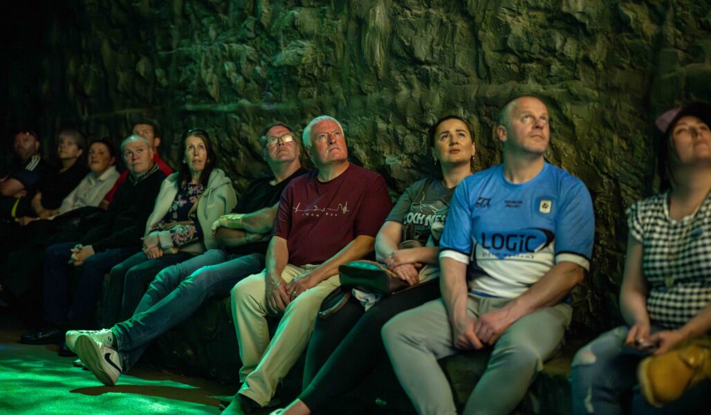 Group of questers at The Loch Ness Centre