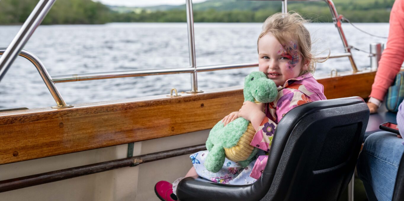 Deepscan Cruise with Kids to listen to Linda Strachan talk about Hamish McHaggis