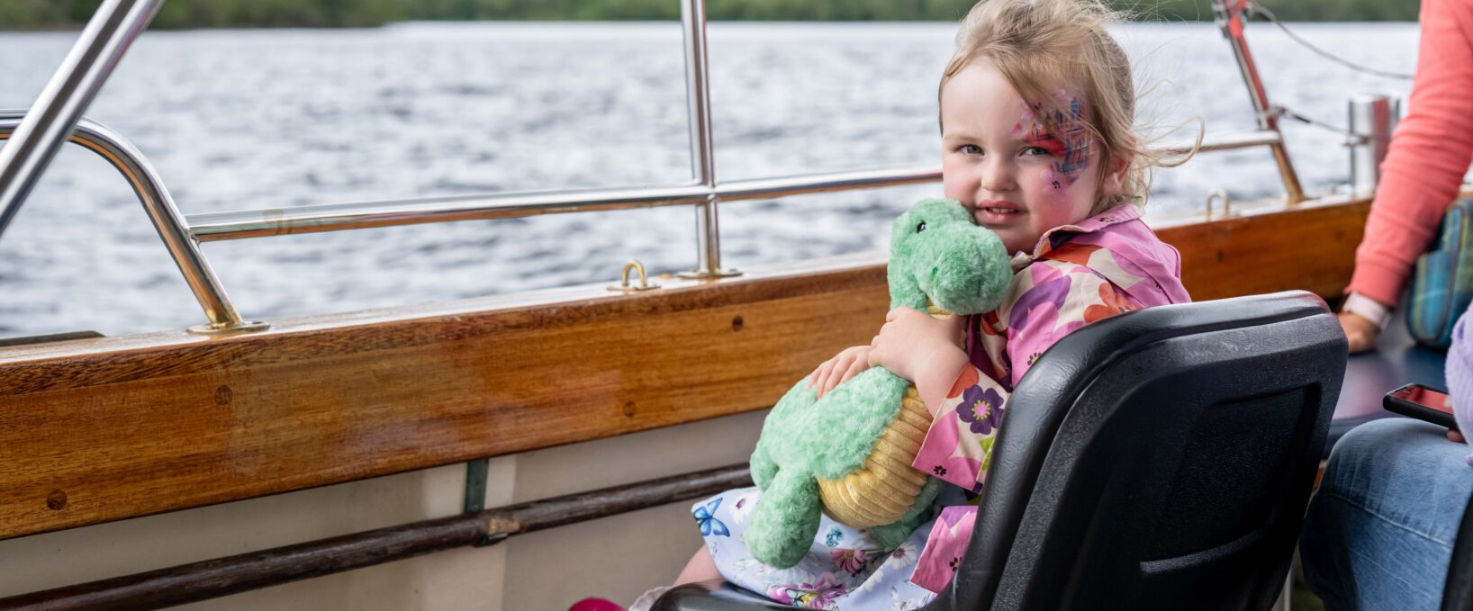 Deepscan Cruise with Kids to listen to Linda Strachan talk about Hamish McHaggis