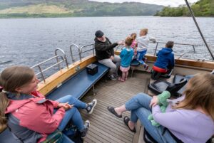 Alan on Deepscan with a family looking for the Loch Ness Monster