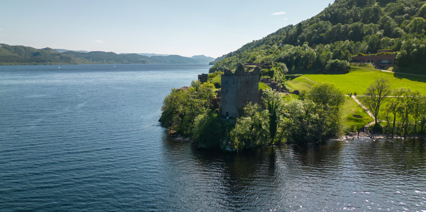 Stunning views of Urquhart Castle from our Deepscan Cruise