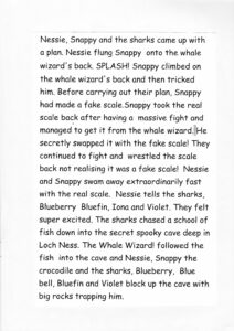 The Quest: Loch Ness Short Story Competition – Runners-Up Announcement | Cannich Bridge Primary Page 12