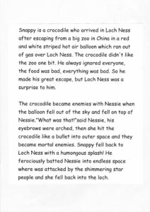 The Quest: Loch Ness Short Story Competition – Runners-Up Announcement | Cannich Bridge Primary Page 6