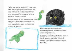 Dochgarroch Primary School short story for The Quest Weekend on Loch Ness Page 8