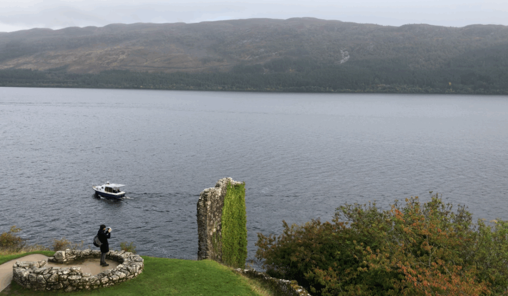 “LIVING PLESIOSAURS” a documentary by Magrio González and Iris Serrano at Urquhart Castle looking at Loch Ness