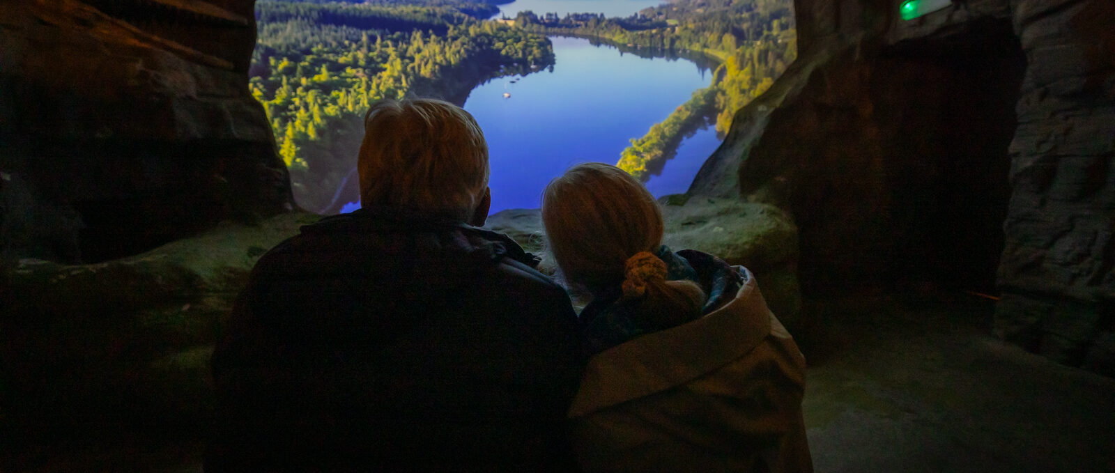 View across Loch Ness at the beginning on the signature tour of The Loch Ness Centre