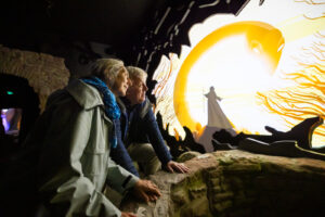 A couple discovering the origins of the real Loch Ness story